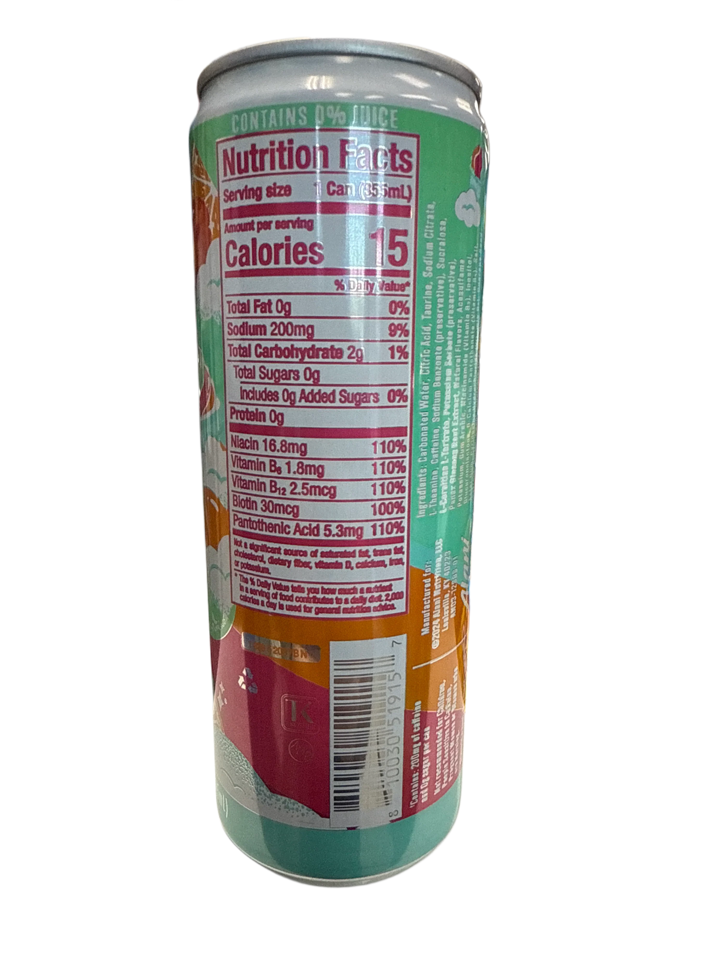 Alani Nu Limited Edition Sherbet Swirl Energy Drink 355ML - International Edition