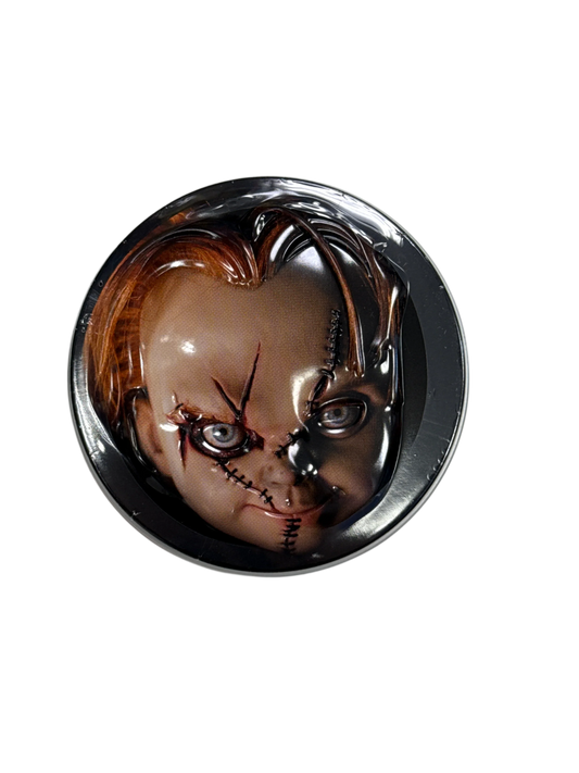 Curse Of Chucky Halloween Candy Tin Sour Cherry Flavour 34G - U.S Edition