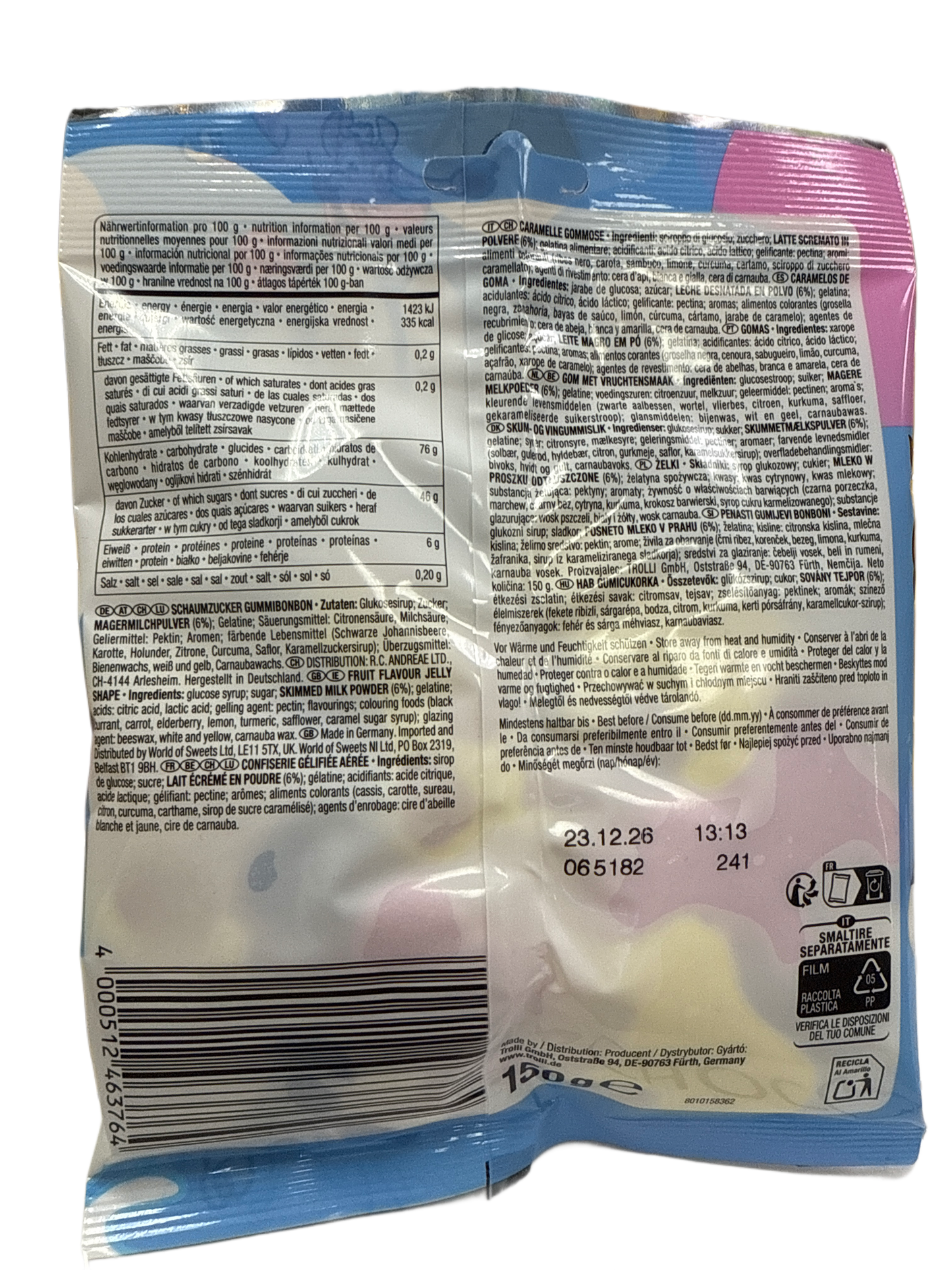 Trolli Milch KUU 150G - German Edition