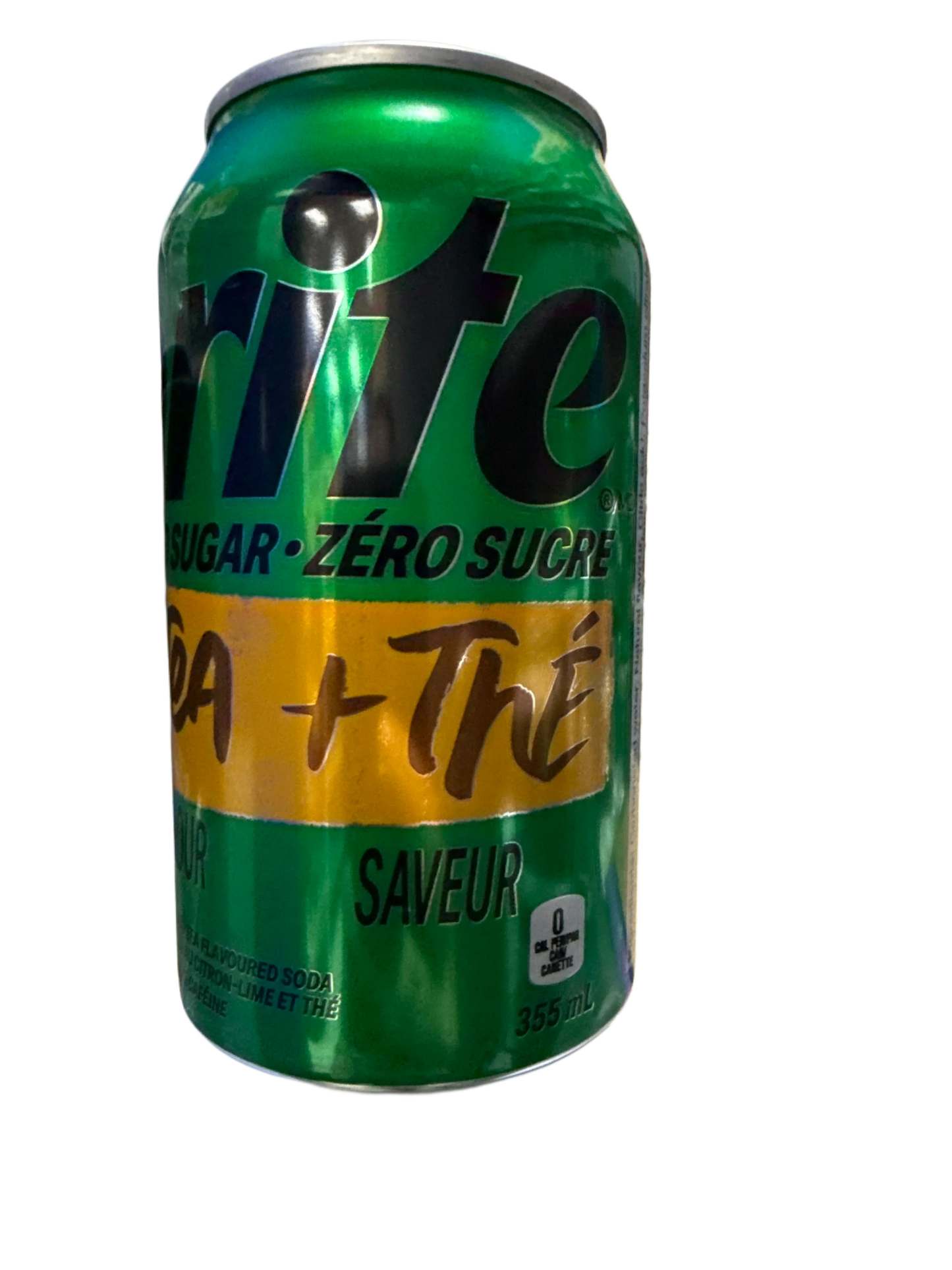 Sprite + Tea Zero Sugar Lemon Lime Plus Tea Flavour 355ML - Canadian Edition