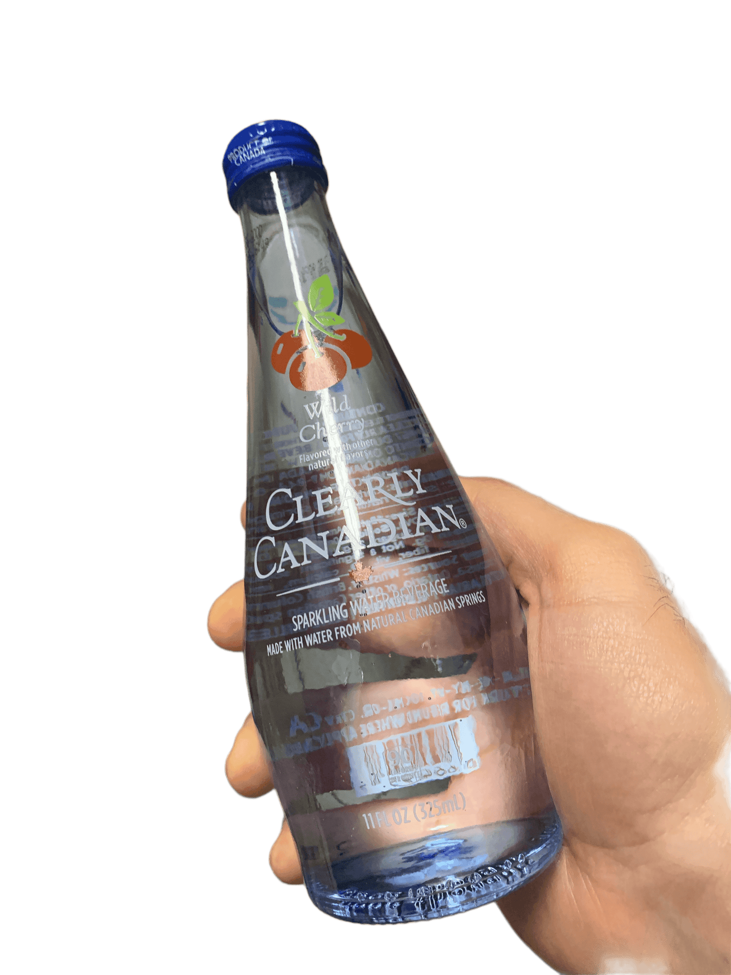 Clearly Canadian Sparkling Wild Cherry Bottle 325ML - Canadian Edition