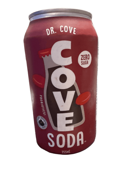 Cove Dr Cove Cherry Cola Flavoured Prebiotic Soda 355ML - Canadian Edition