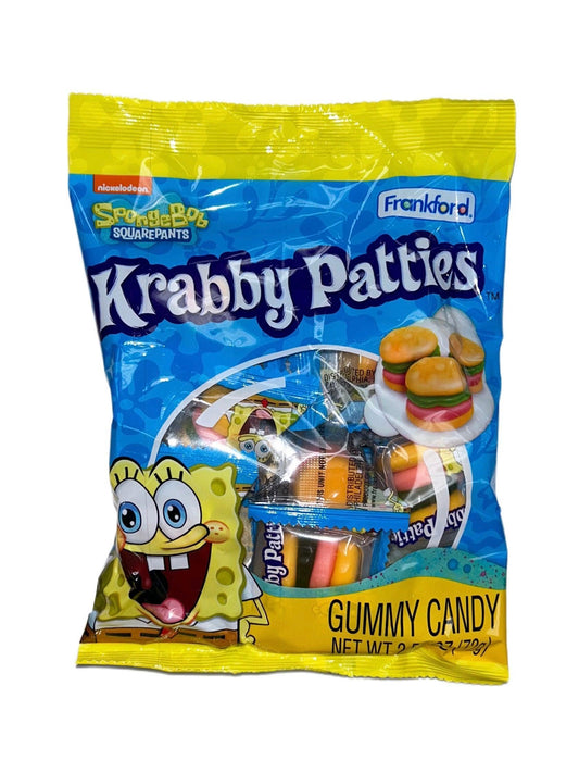 Spongebob Krabby Patties Gummy Candy Bag 2.54OZ
