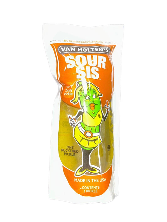 Van Holten’s Sour Sis Jumbo Pickle In A Pouch