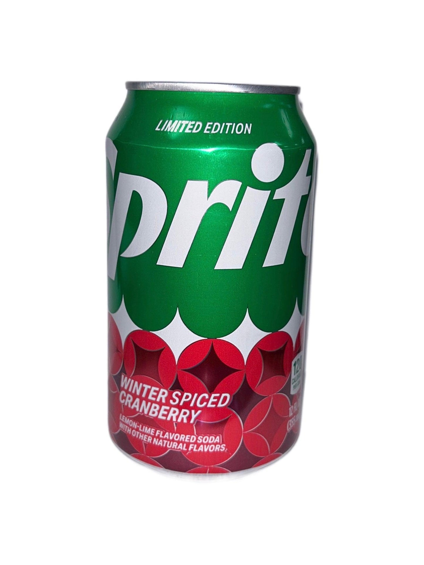 Limited Edition Sprite Winter Spiced Cranberry Can