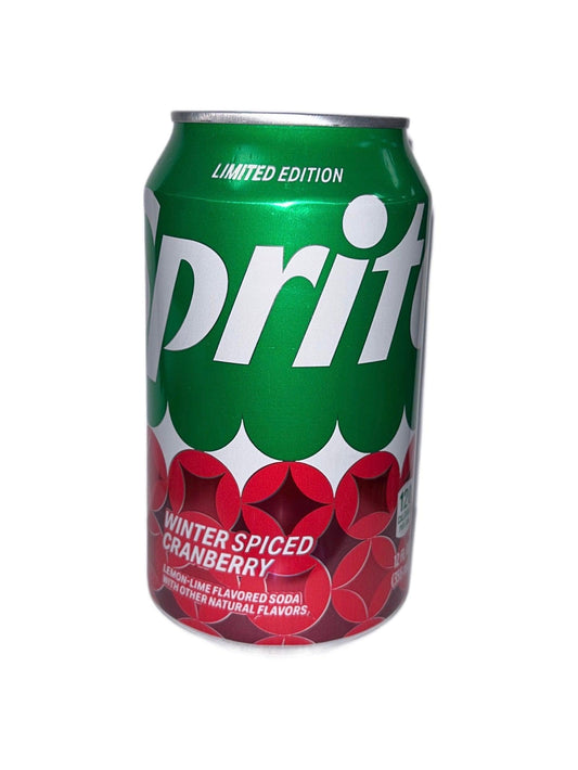 Limited Edition Sprite Winter Spiced Cranberry Can