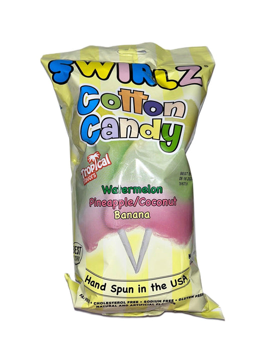 Swirlz Cotton Candy Watermelon Pineapple Coconut Banana