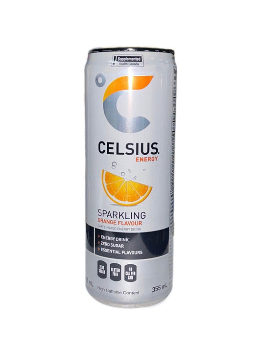 Celsius Live Fit Energy Sparkling Water - Orange