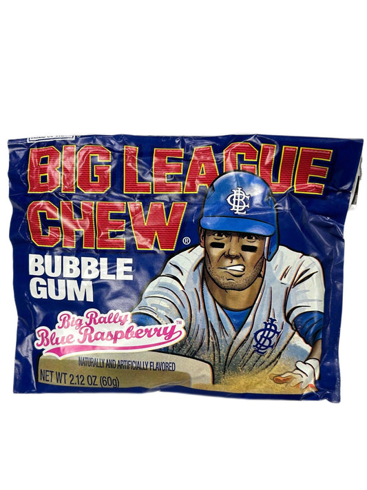 Big League Chew Bubble Gum Blue Raspberry