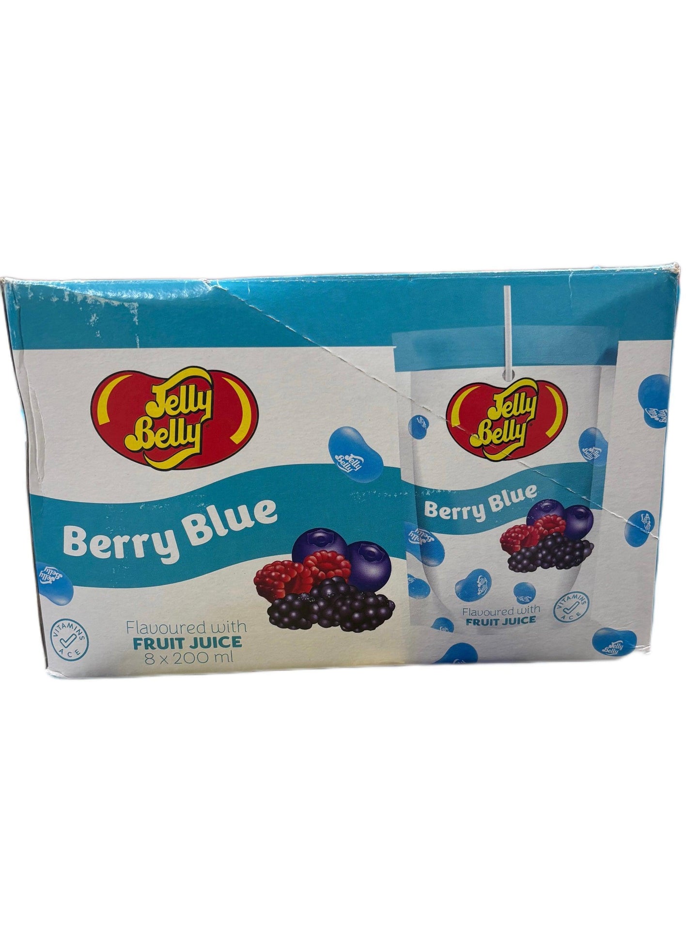 Jelly Belly Berry Blue Fruit Juice Pack Of 8