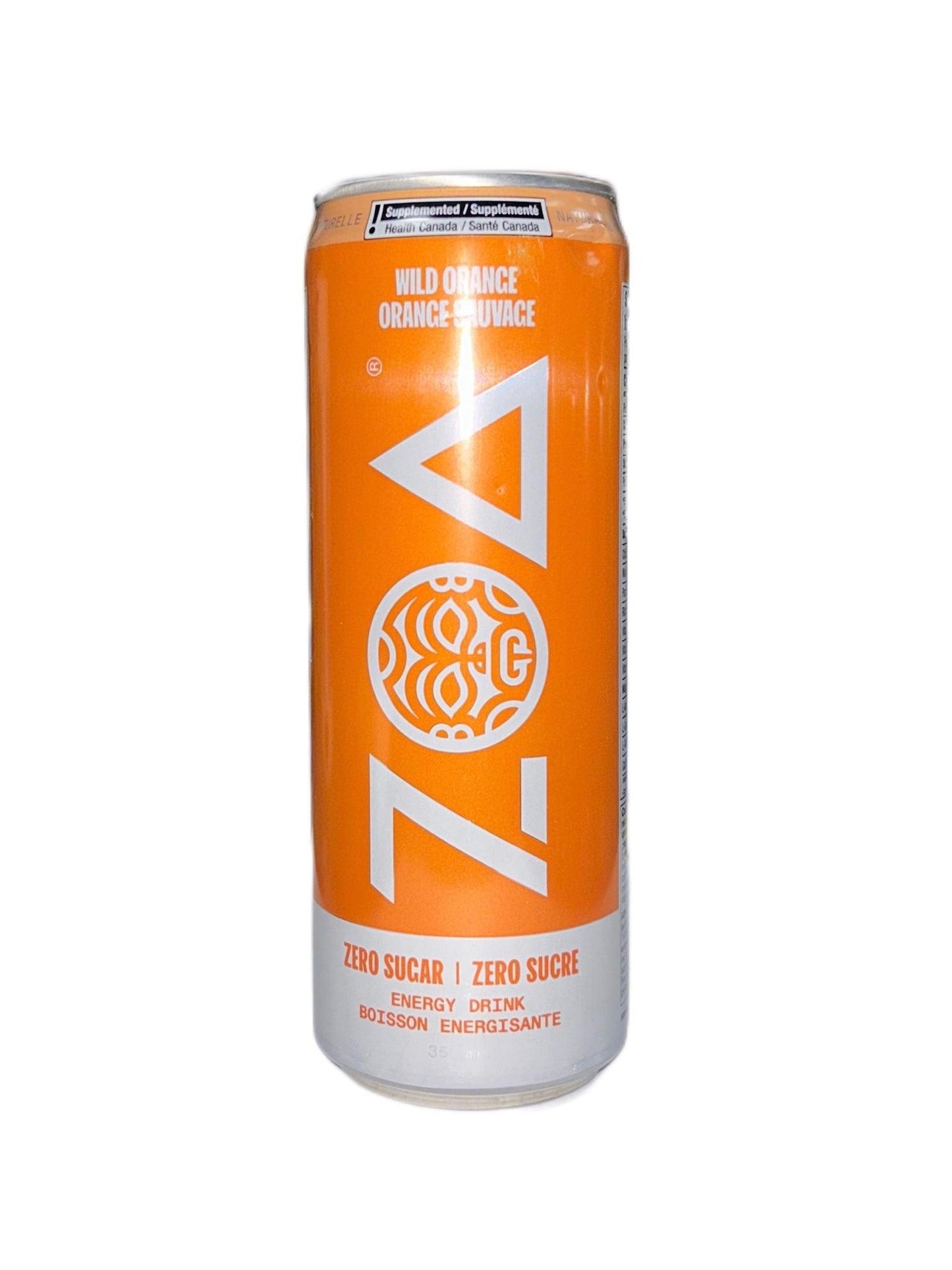 Dwayne "The Rock" Johnson ZOA Energy Drink Wild Orange