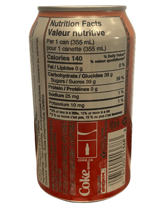 Coca Cola Orange Cream Soda Can 355 ML - Canadian Edition