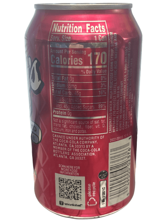 Barq's Red Creme Soda Drink 355ML - U.S Edition