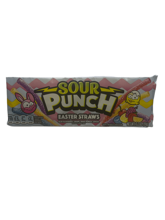 Sour Punch Easter Straws Candy 3.2OZ