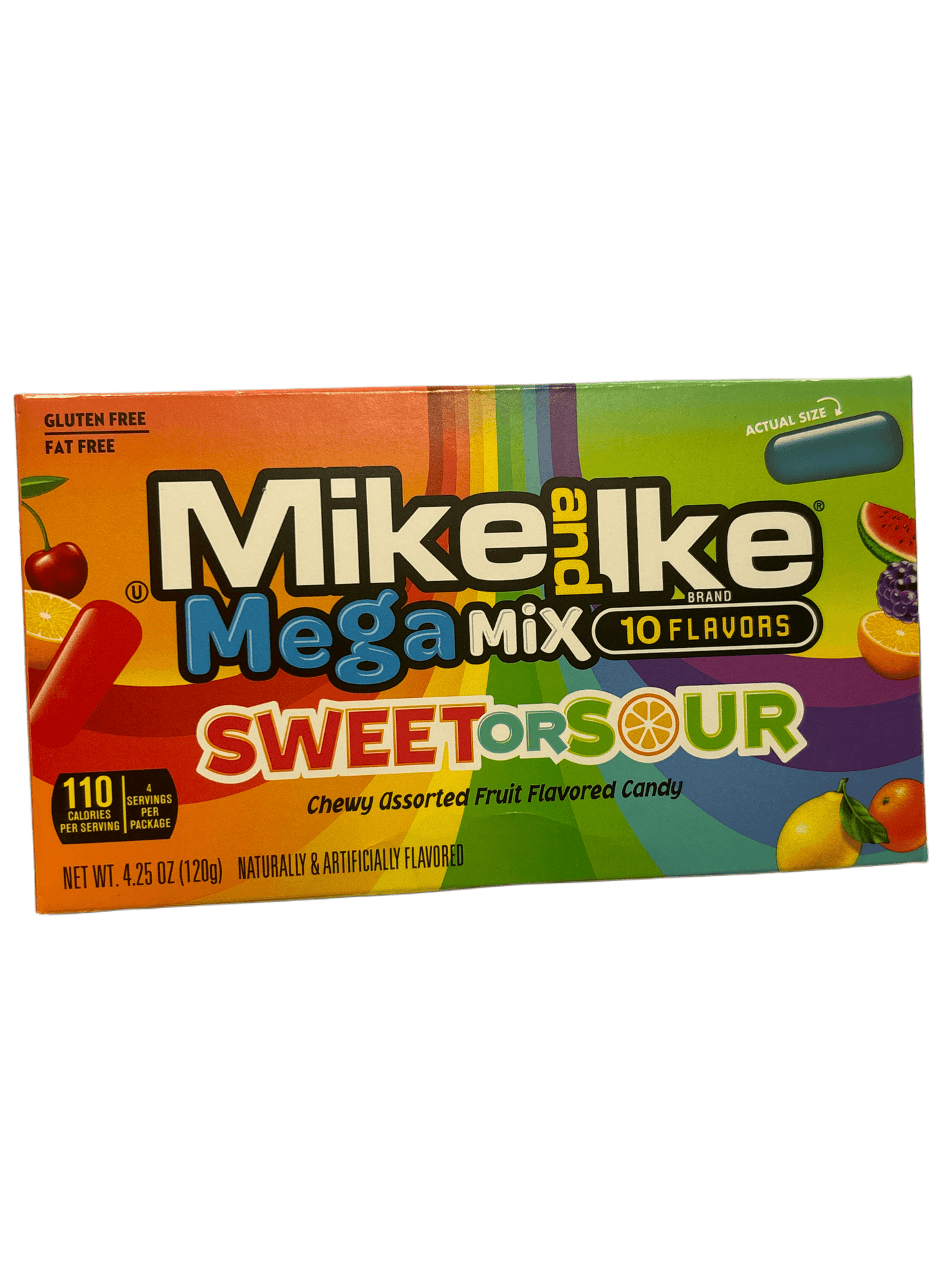 Mike and Ike Mega Mix Sweet Or Sour Theatre Box 4.25OZ