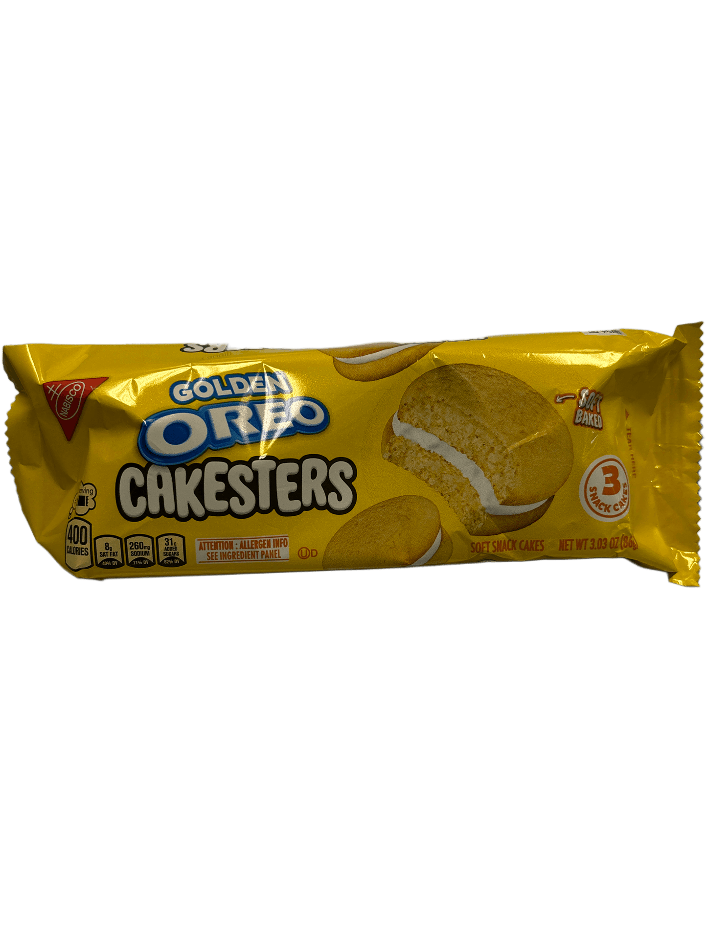 Oreo Golden Cakesters 3 Pack - 3.03OZ - U.S Edition