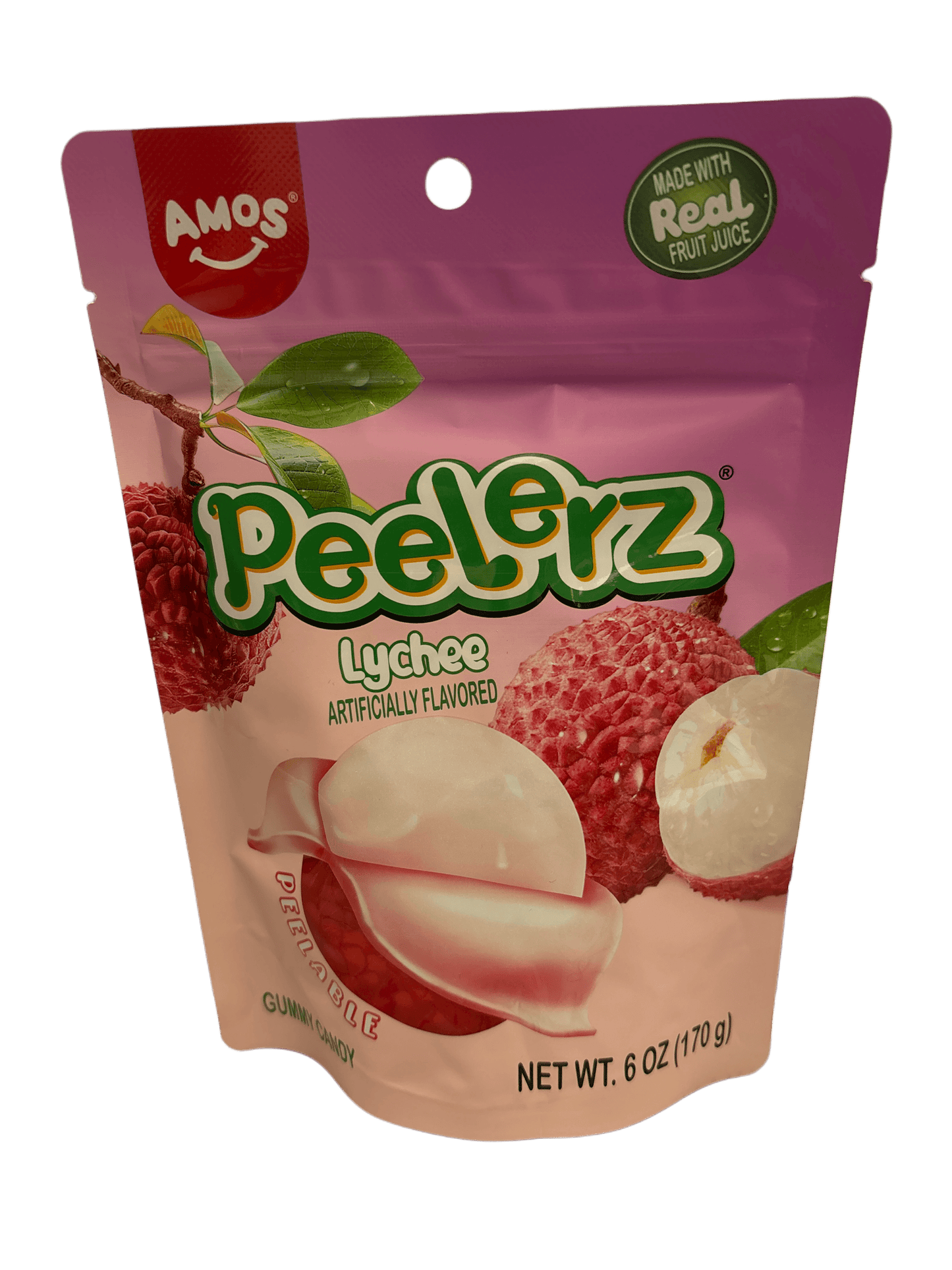 Peelerz Lychee Gummy Candy 6OZ