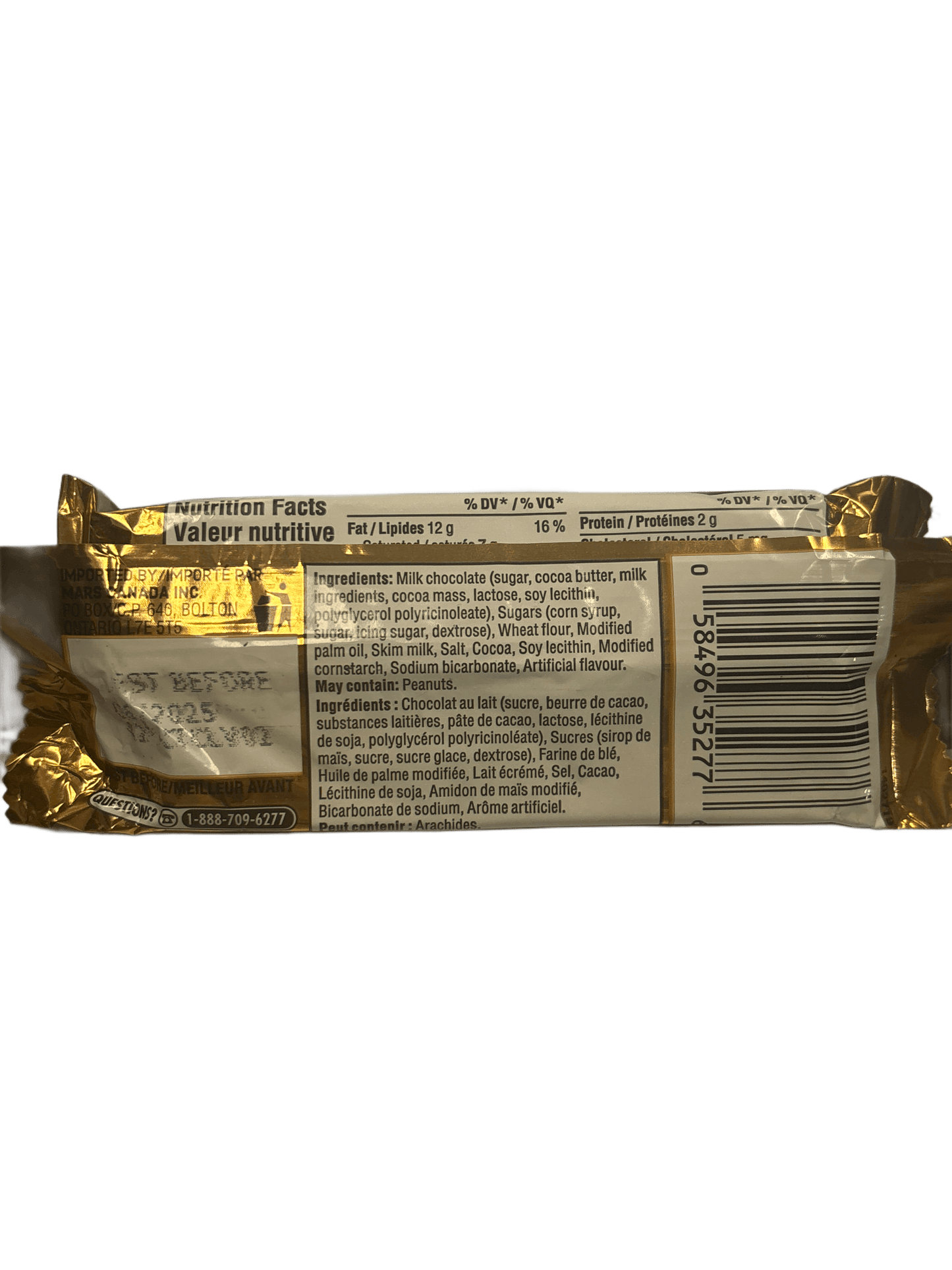 Twix Chocolate Bar 50G - Canadian Edition