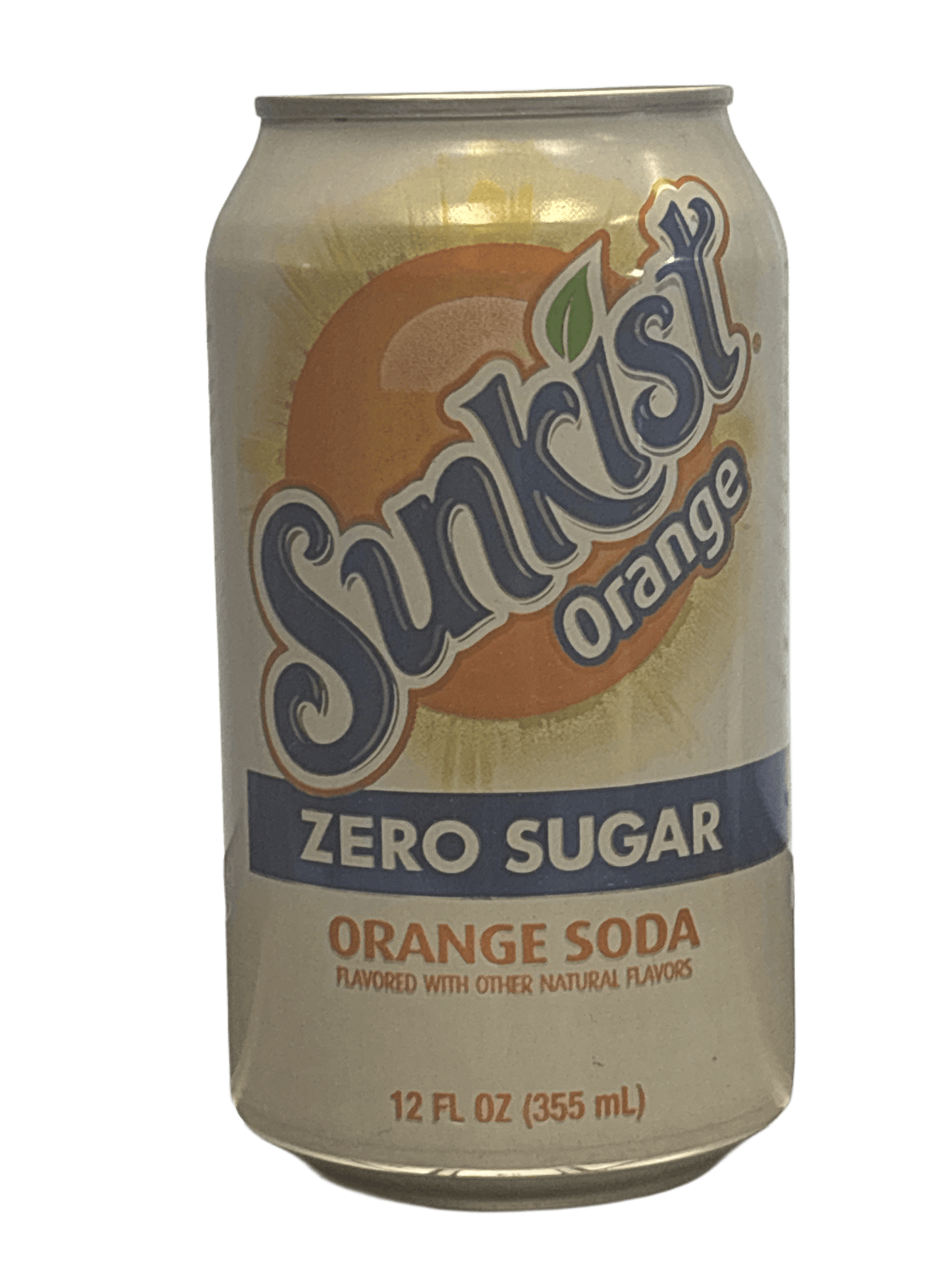 Sunkist Orange Zero Sugar Soda 355ML - U.S Edition