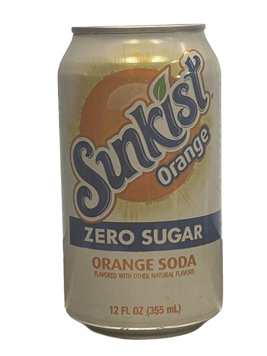 Sunkist Orange Zero Sugar Soda 355ML - U.S Edition