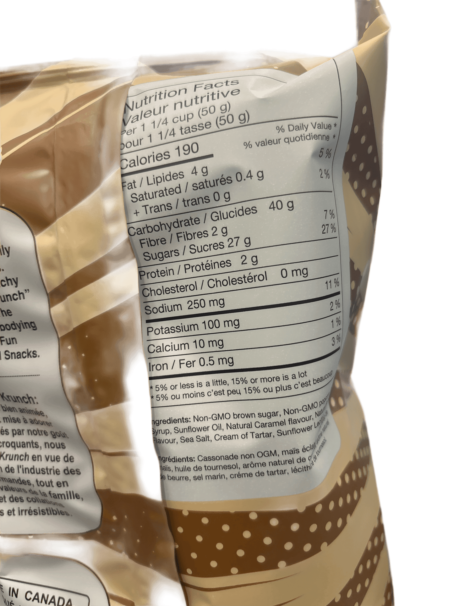 Krazy Krunch Popcorn Creamy Caramel 200G - Canadian Edition