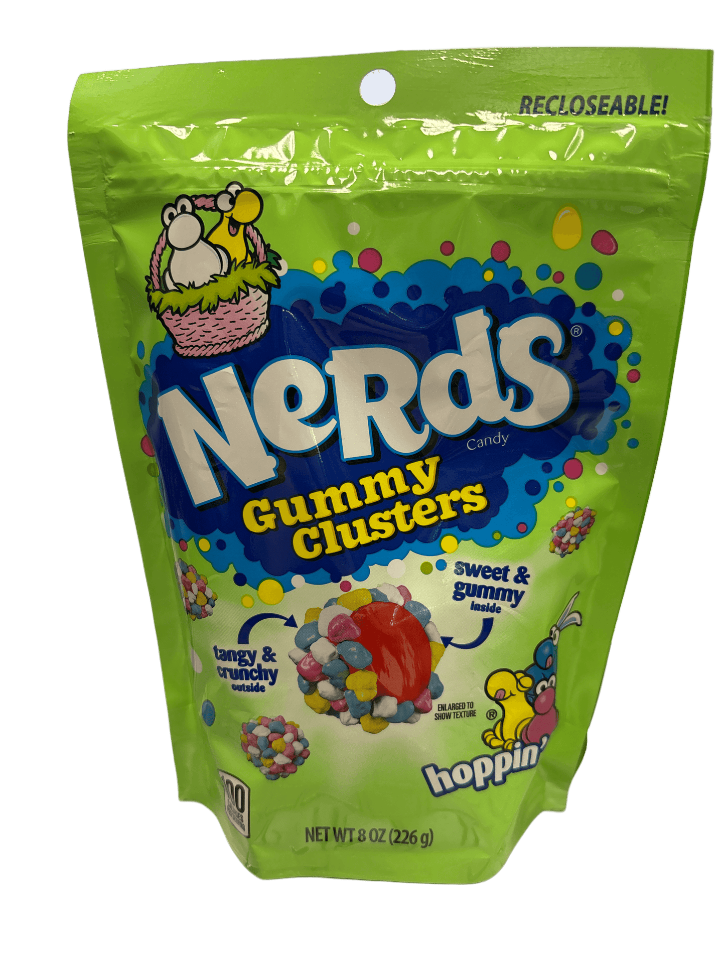 Nerds Gummy Clusters Easter Hoppin Candy Bag 8OZ - U.S Edition