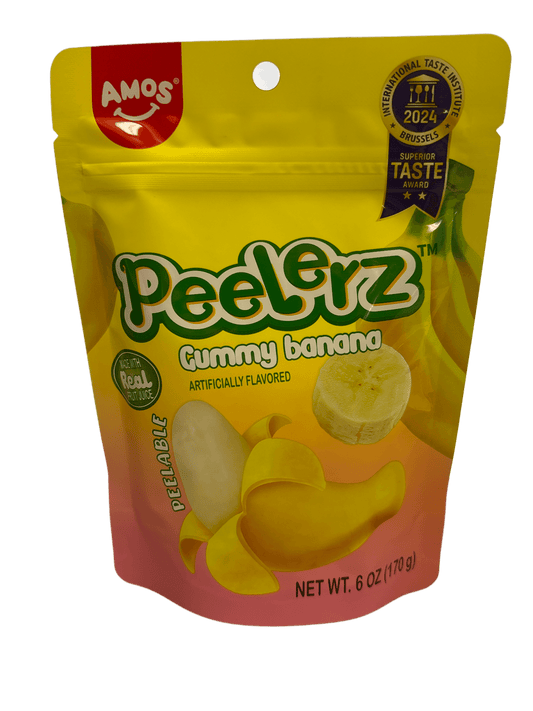 Peelerz Gummy Banana Candy Bag 6OZ - Chinese Edition