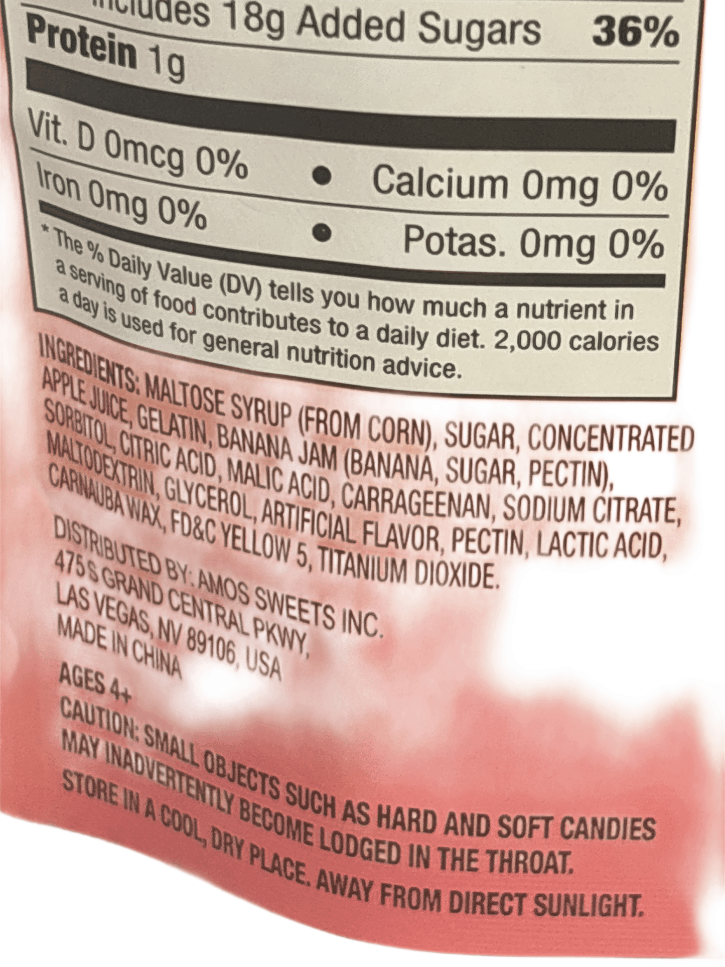 Peelerz Gummy Banana Candy Bag 6OZ - Chinese Edition