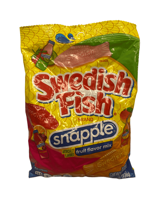 Swedish Fish Snapple Fruit Flavor Mix Candy Bag 228G - U.S Edition