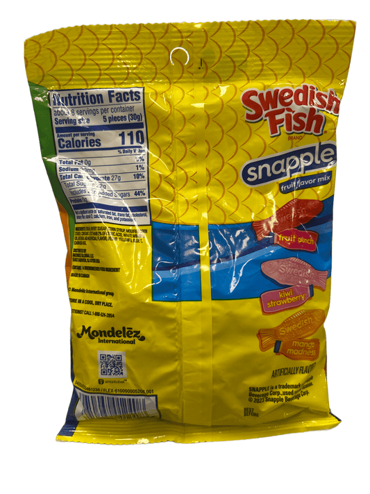 Swedish Fish Snapple Fruit Flavor Mix Candy Bag 228G - U.S Edition