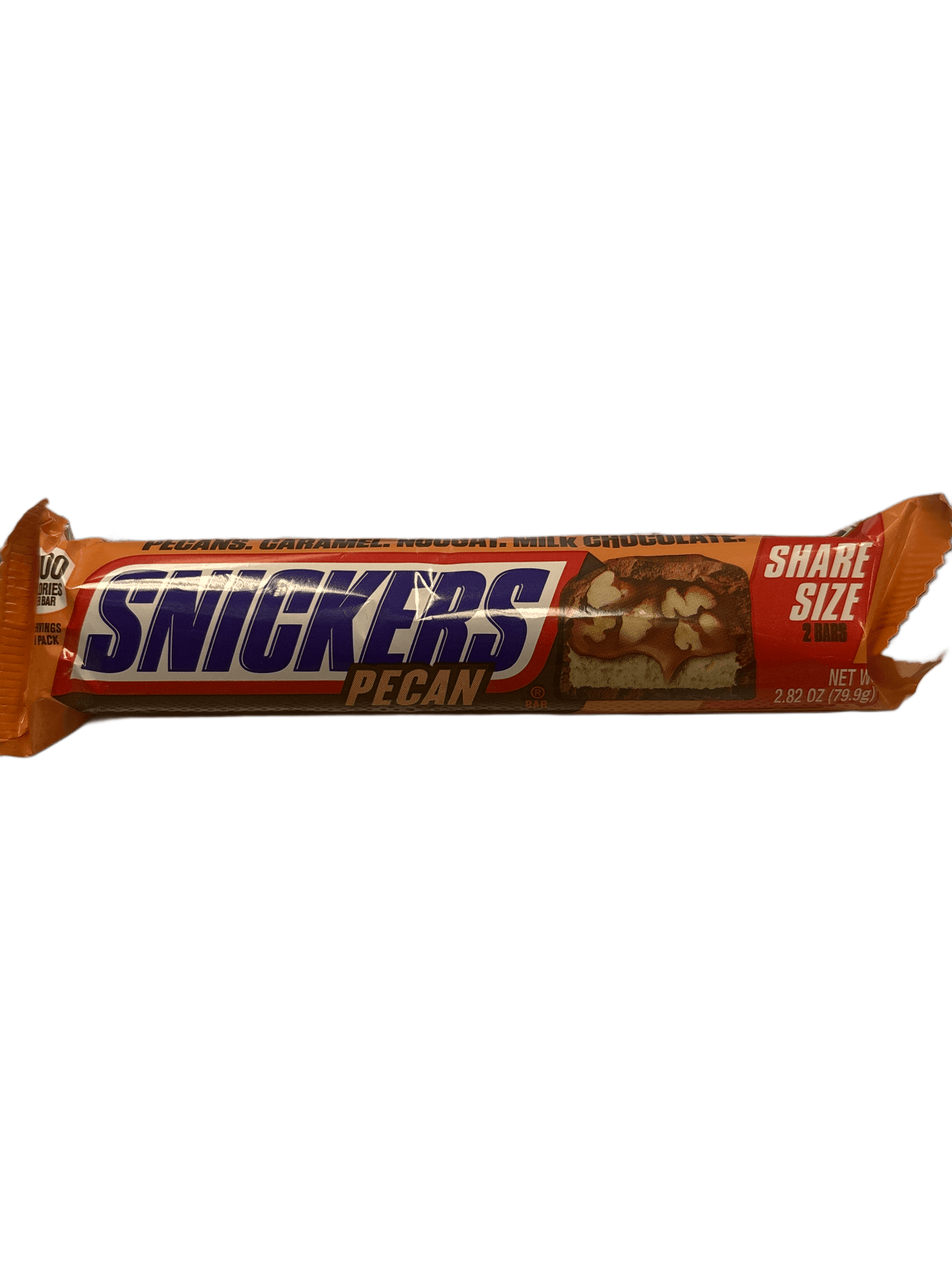 Snickers Pecan Share Size Chocolate Bar 2.82OZ - U.S Edition