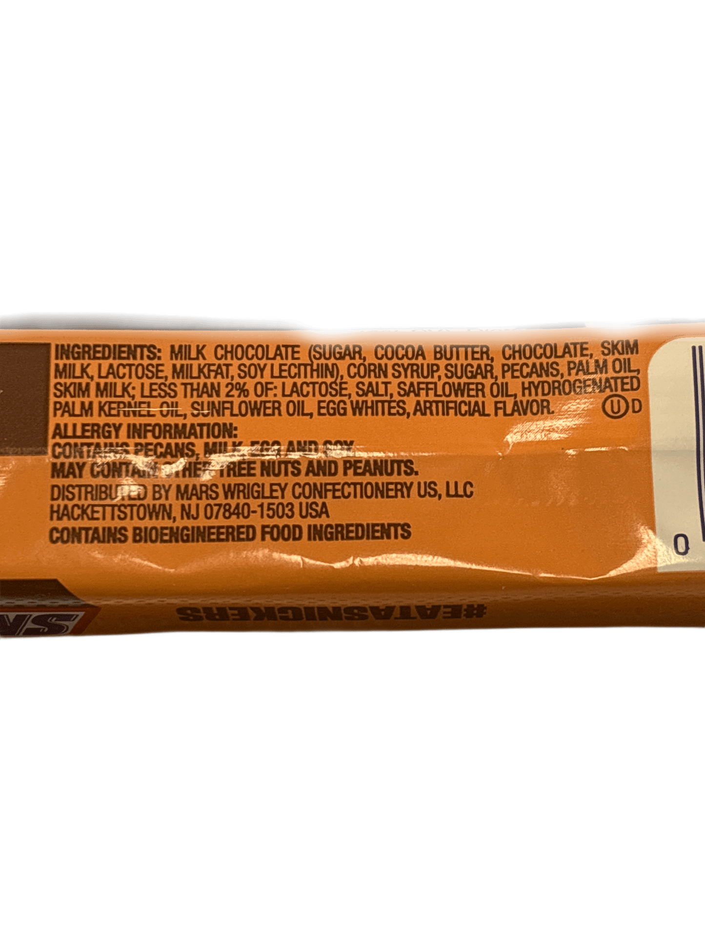 Snickers Pecan Share Size Chocolate Bar 2.82OZ - U.S Edition