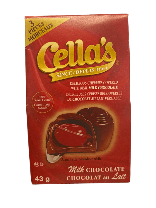 Cella's Delicious Cherry Chocolate 43G - Canadian Edition
