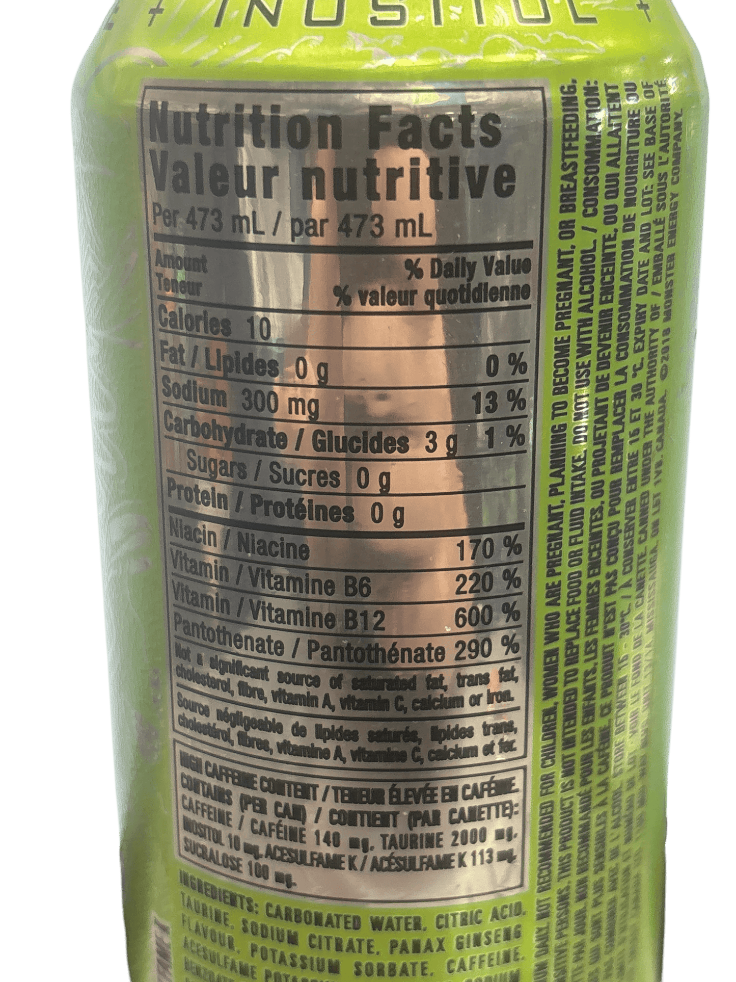 Monster Energy Ultra Paradise Zero Sugar Drink 473ML - Canadian Edition