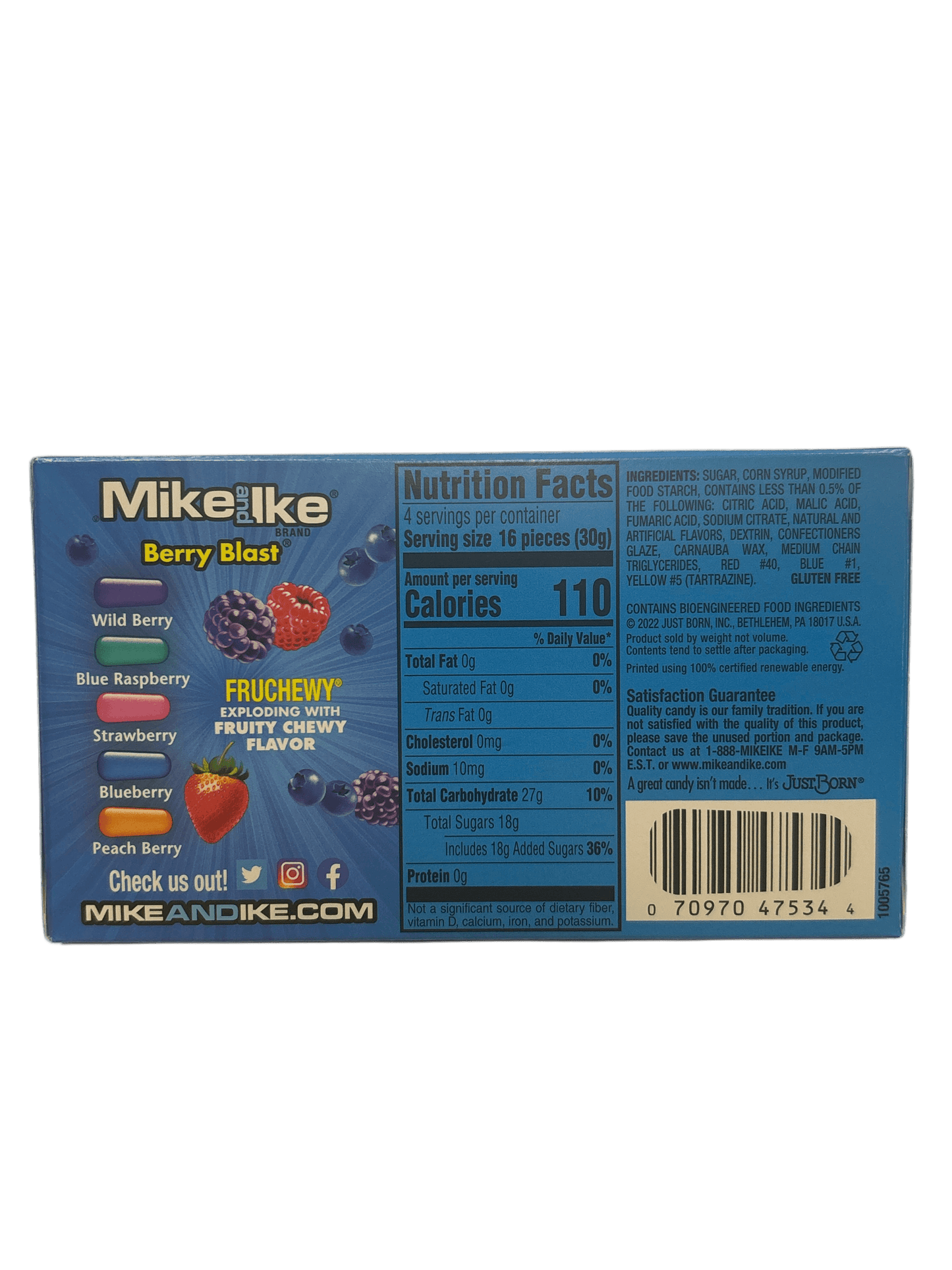 Mike & Ike Berry Blast Theatre Box 4.25OZ - U.S Edition