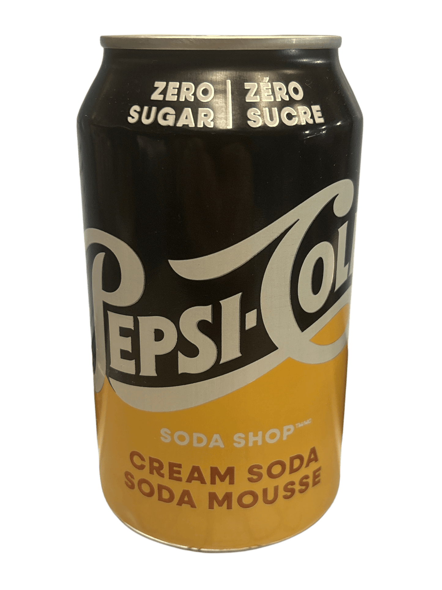 Pepsi Cola Cream Soda Zero Sugar Drink 355ML - Canada Edition