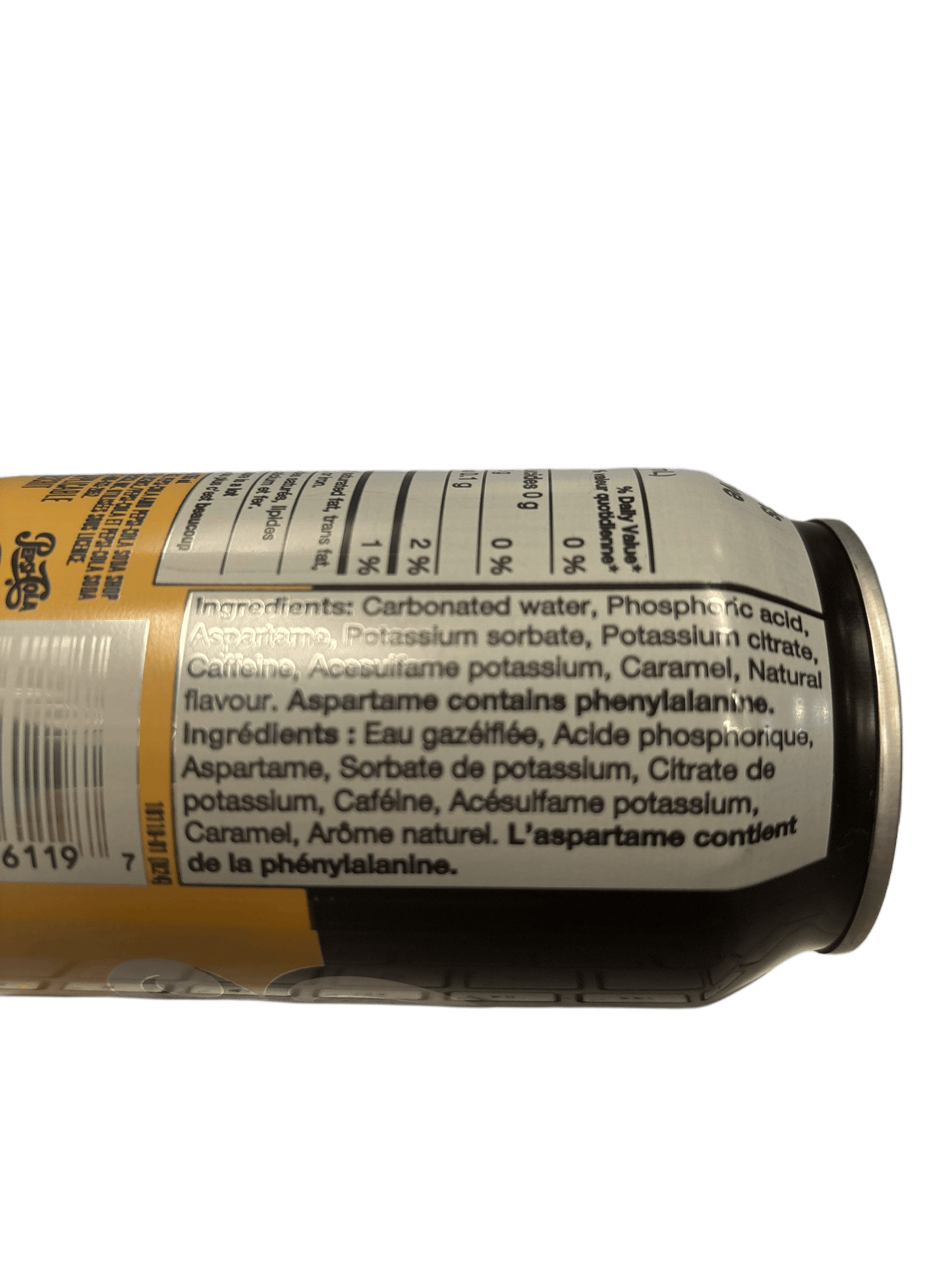 Pepsi Cola Cream Soda Zero Sugar Drink 355ML - Canada Edition