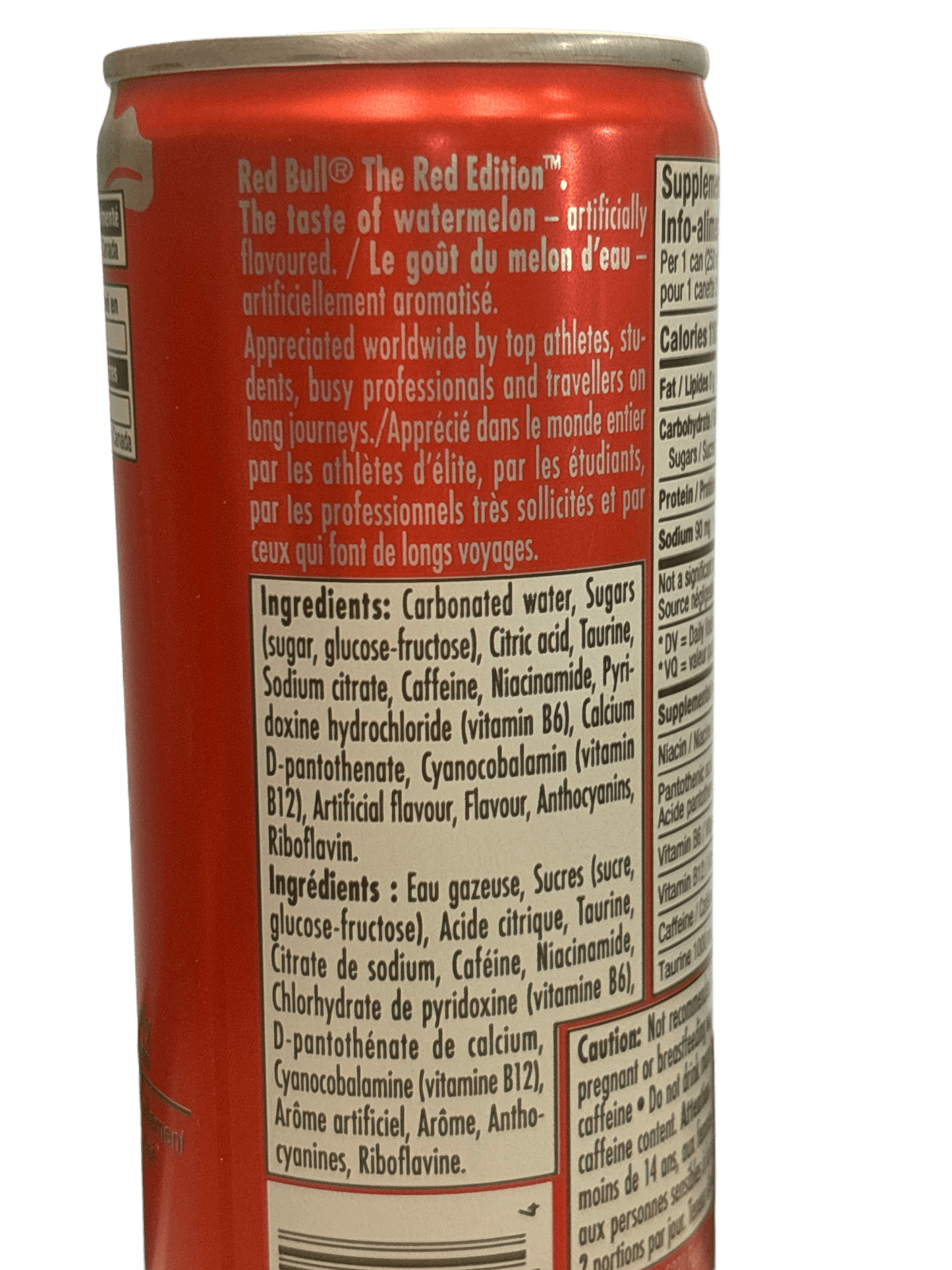 Red Bull Watermelon Energy Drink 250ML - Canada Edition