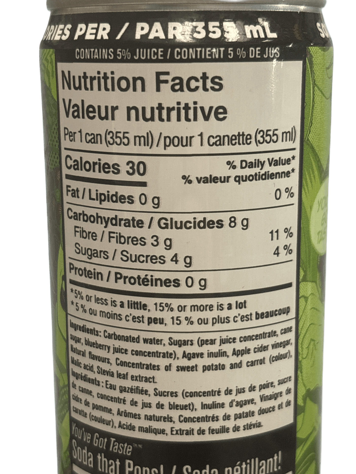 Pop Jones Mixed Berry & Kiwi Soda 355ML - Canada Edition