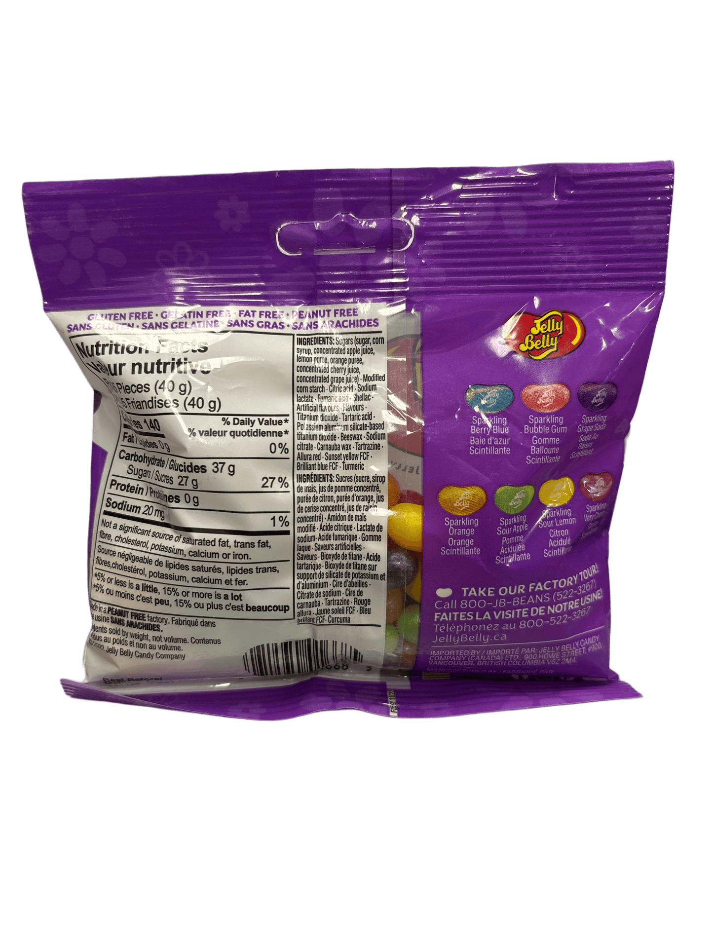 Jelly Belly Jewel Spring Mix Easter Candy Bag 100G - Canada Edition