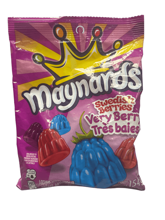 Maynards Swedish Berries Very Berry Candy Bag 154G - Canadian Edition