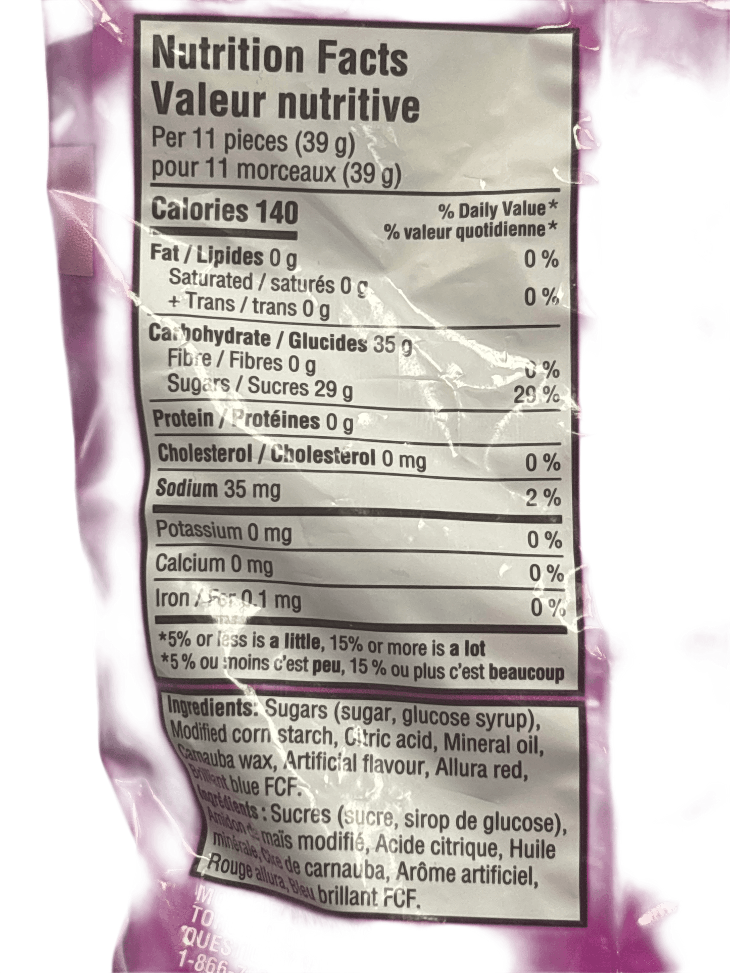 Maynards Swedish Berries Very Berry Candy Bag 154G - Canadian Edition