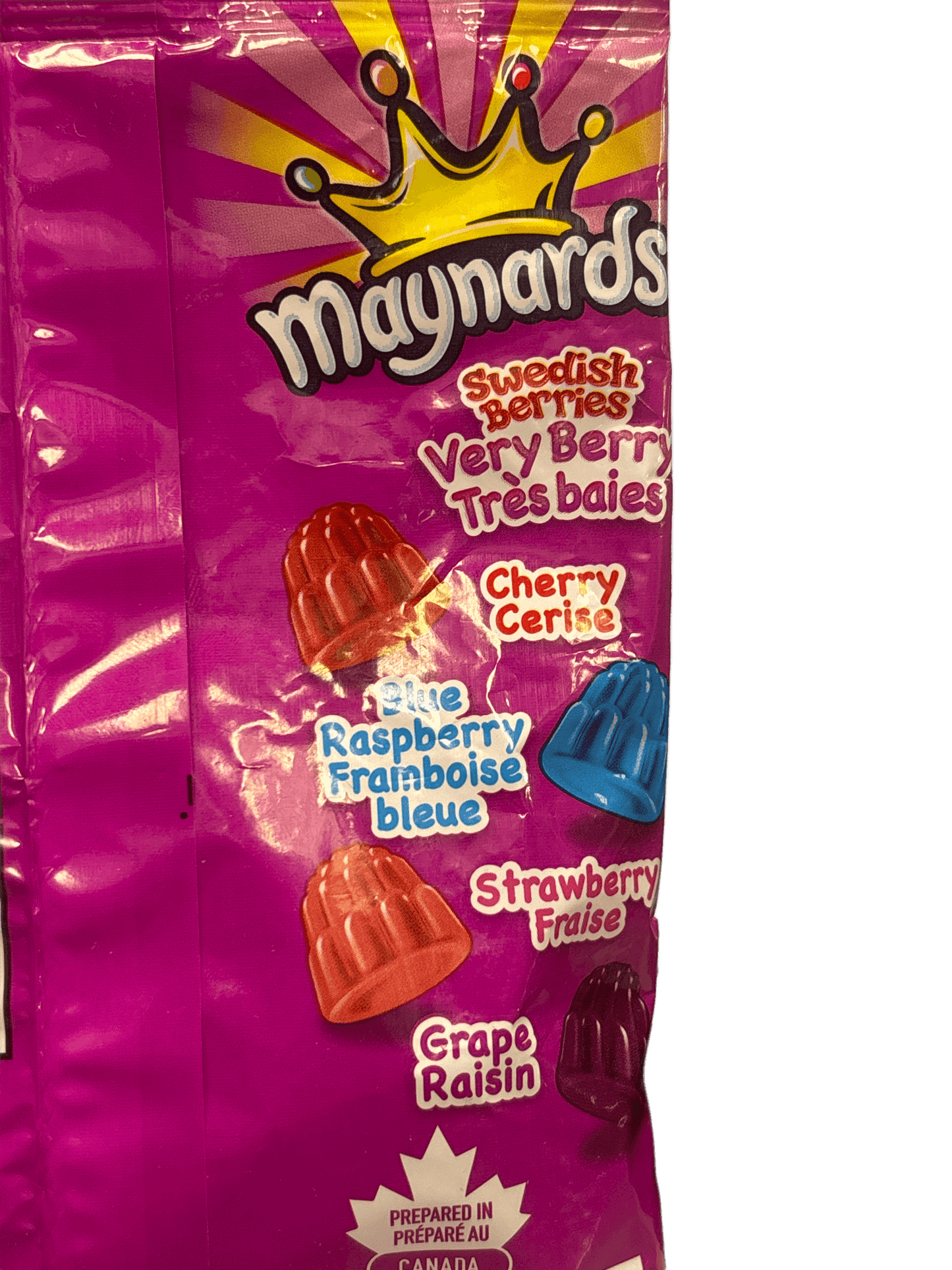 Maynards Swedish Berries Very Berry Candy Bag 154G - Canadian Edition