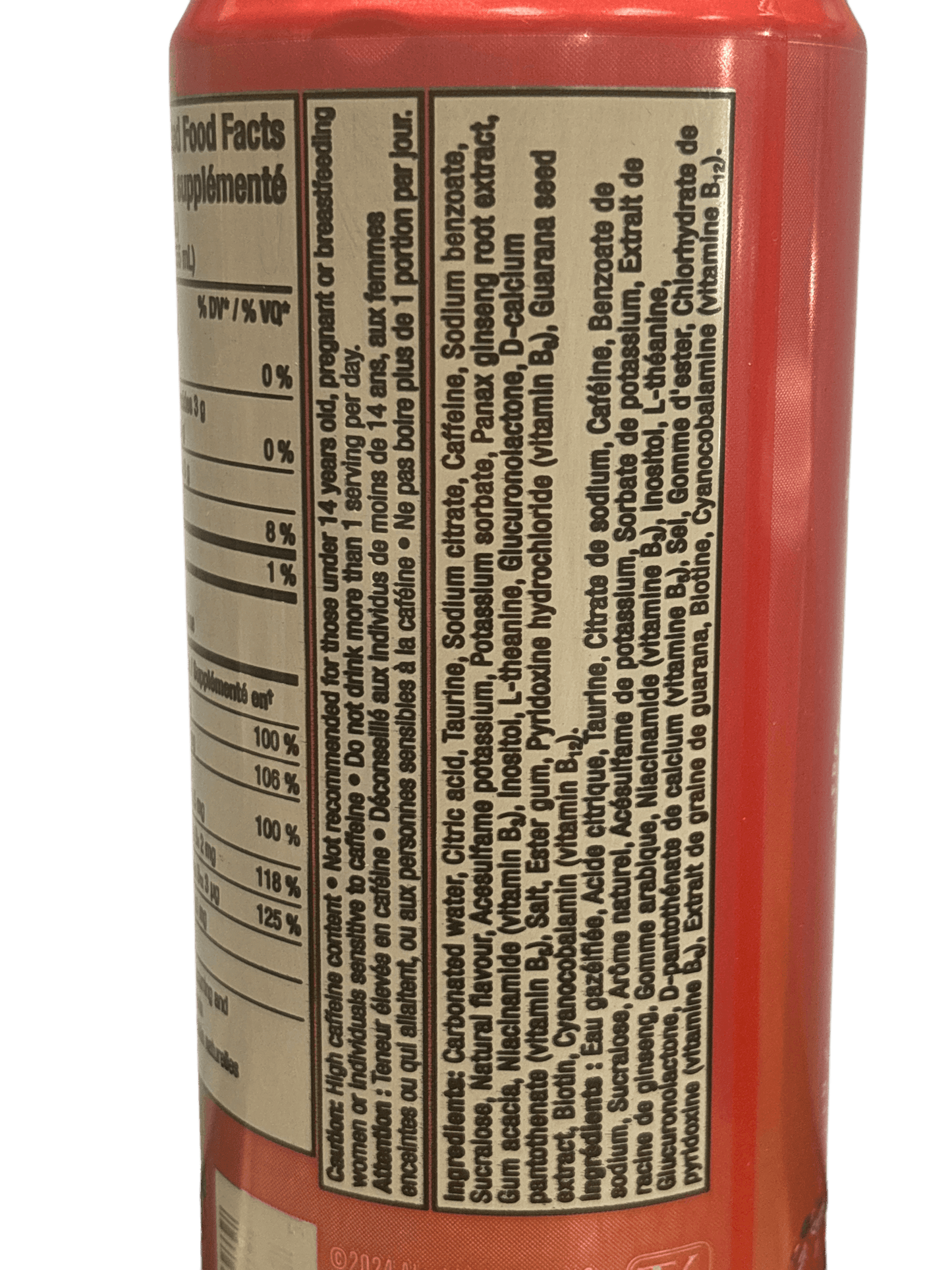 Alani Nu Strawberry Sunrise Energy Drink 355ML - Canadian Edition