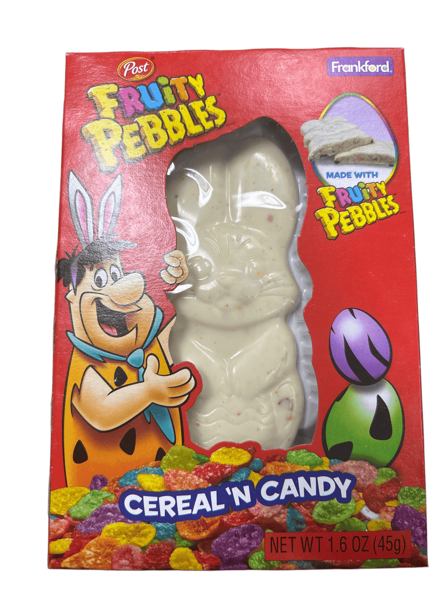 Fruity Pebbles Cereal 'N Candy Easter Bunny