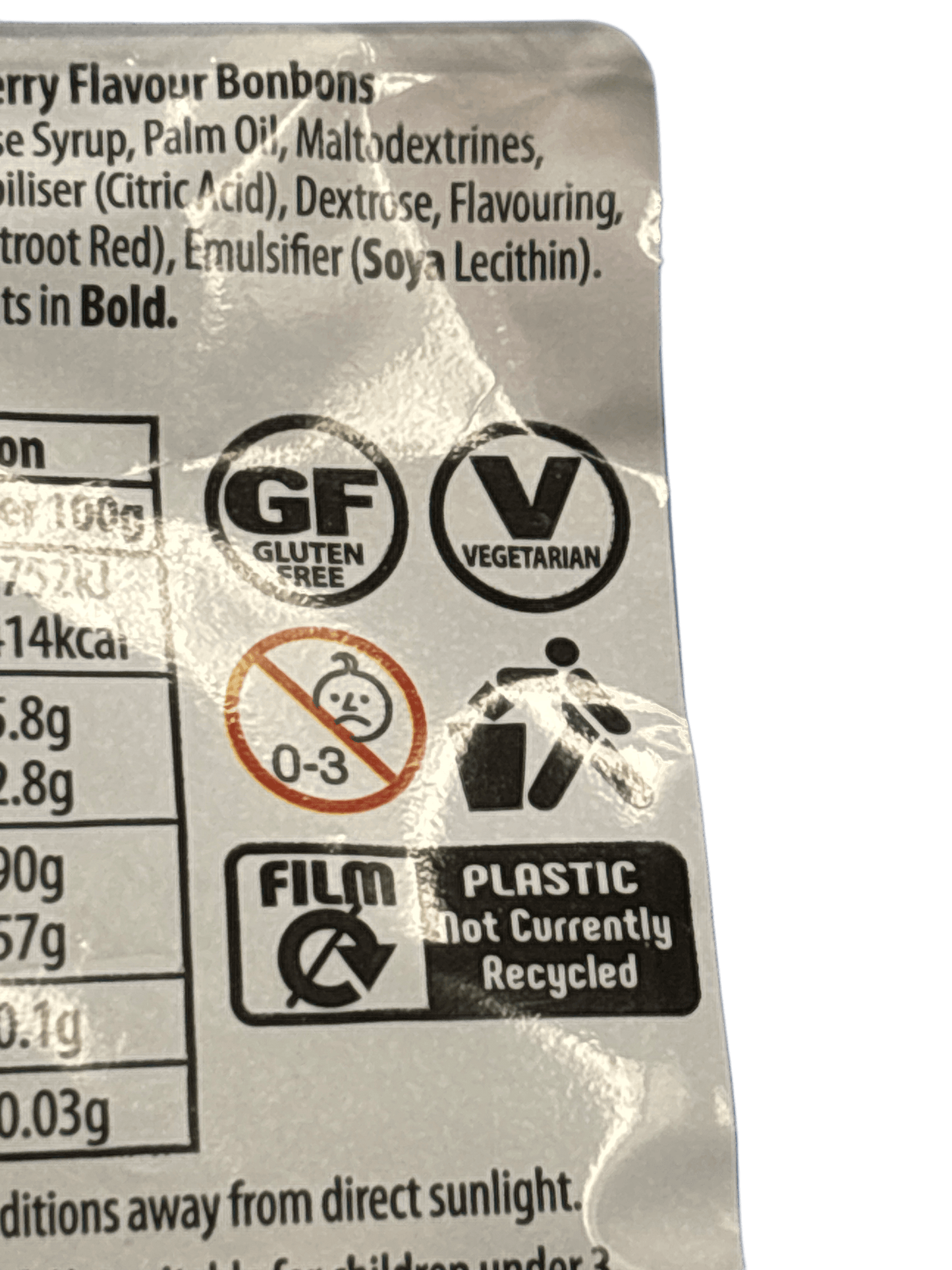 Slush Puppie The Original 2 Flavour Blue Raspberry With Cherry Candy Bag 100G - U.K Edition