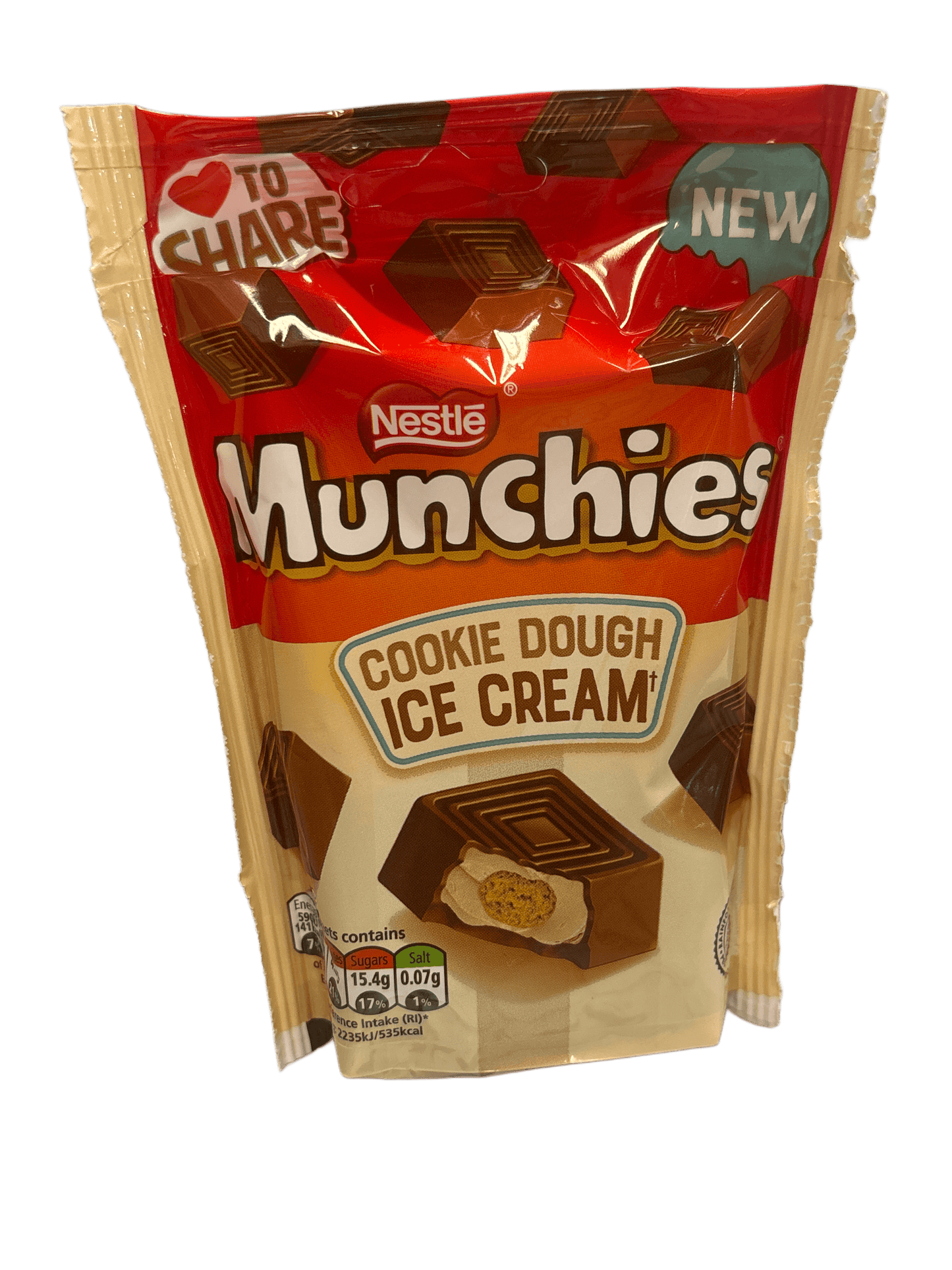 Munchies Cookie Dough Ice Cream Bag 97G - U.K Edition