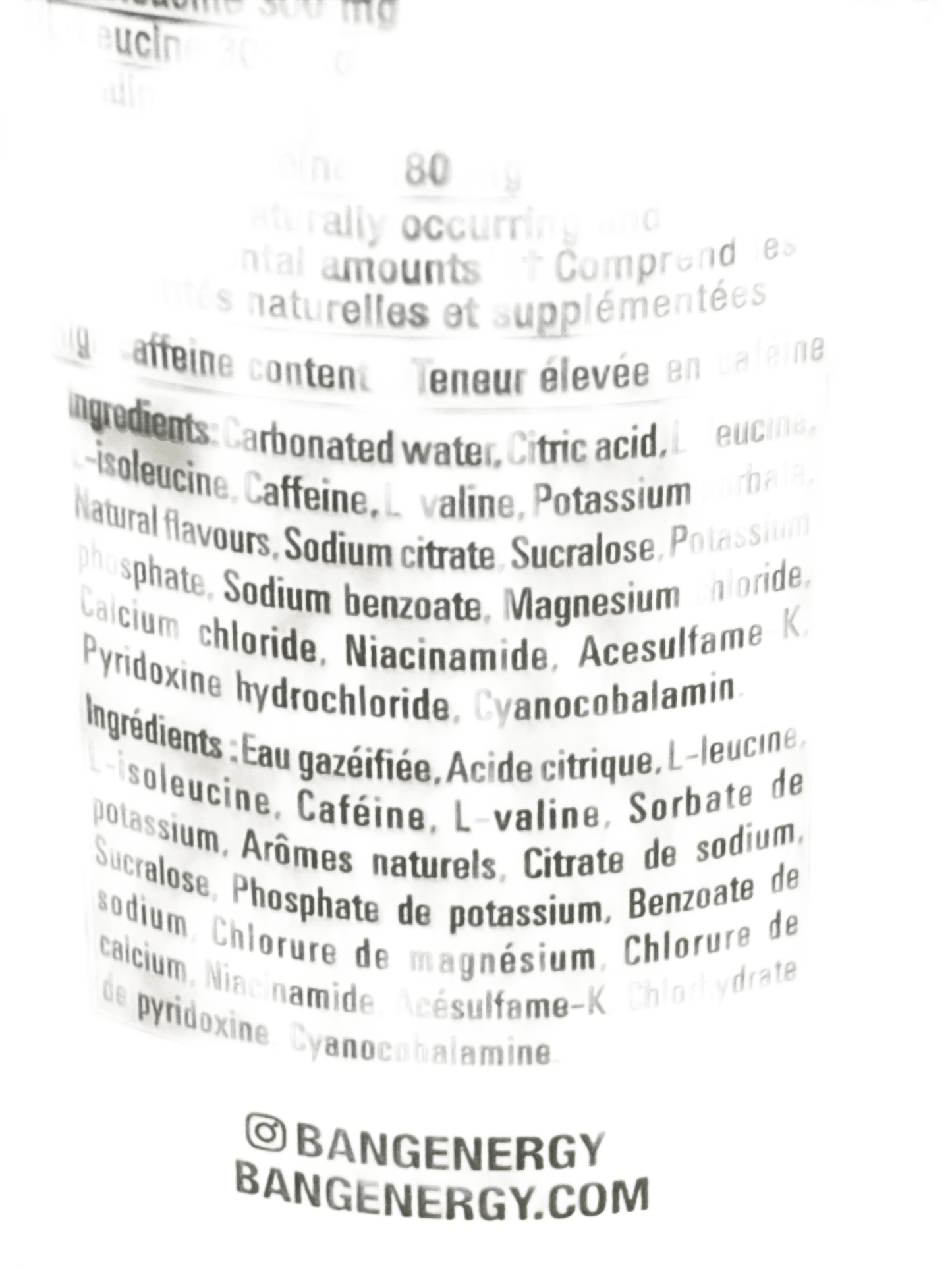 BANG Energy Peach Mango Drink 473ML - Canada Edition