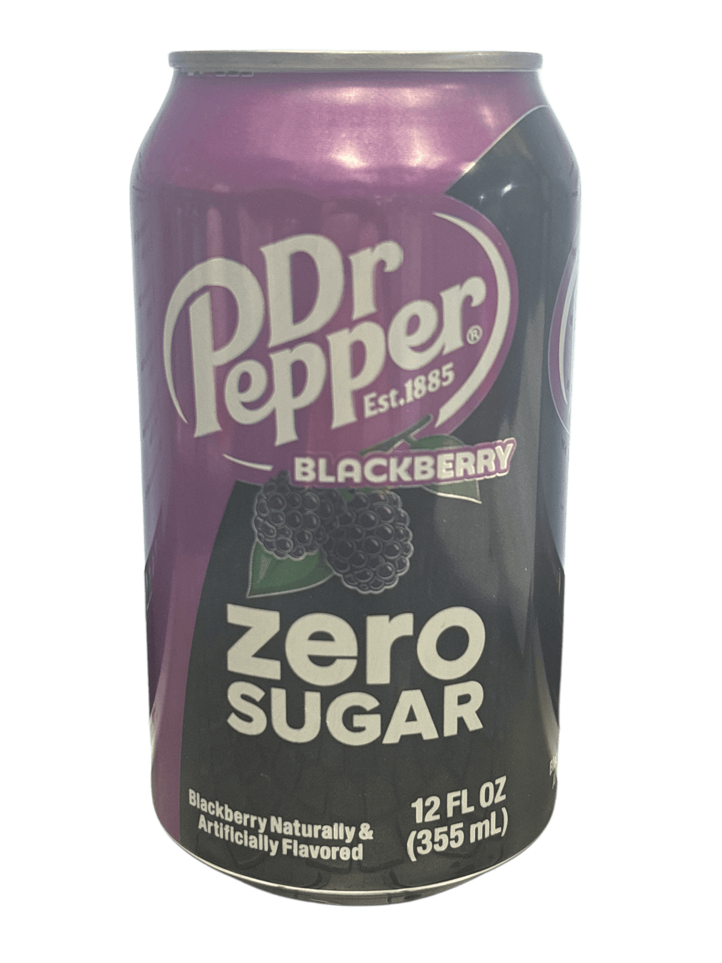 Dr. Pepper Blackberry Zero Sugar Can 355ML - U.S Edition