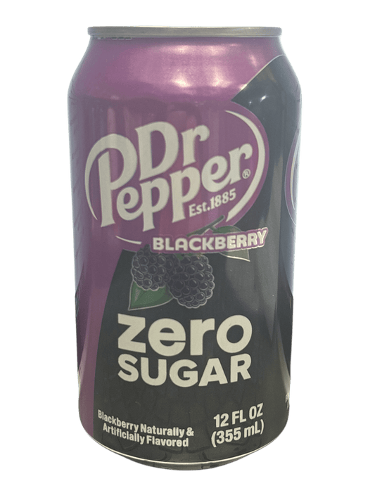 Dr. Pepper Blackberry Zero Sugar Can 355ML - U.S Edition